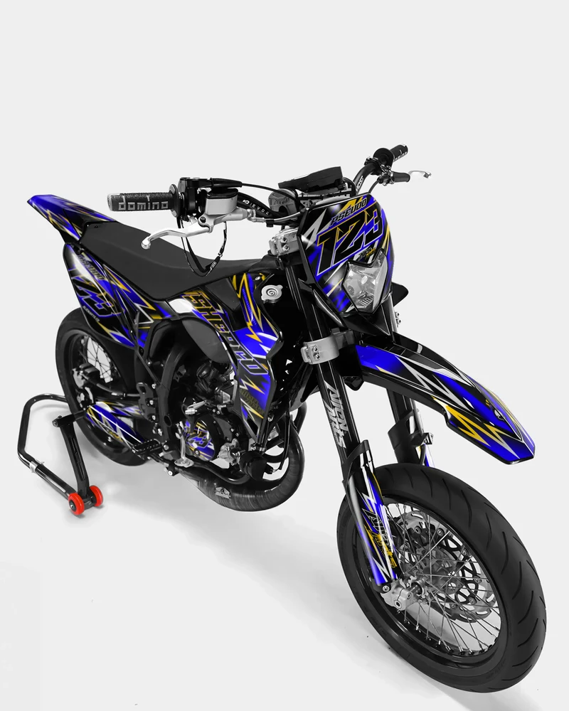 ECLAT - Kit deco SHERCO 50cc - Bleu foncé