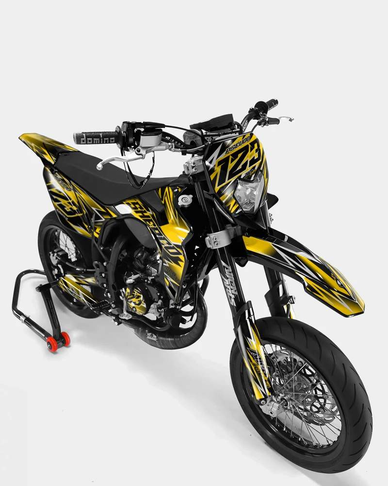 ECLAT - Kit deco SHERCO 50cc - Jaune foncé