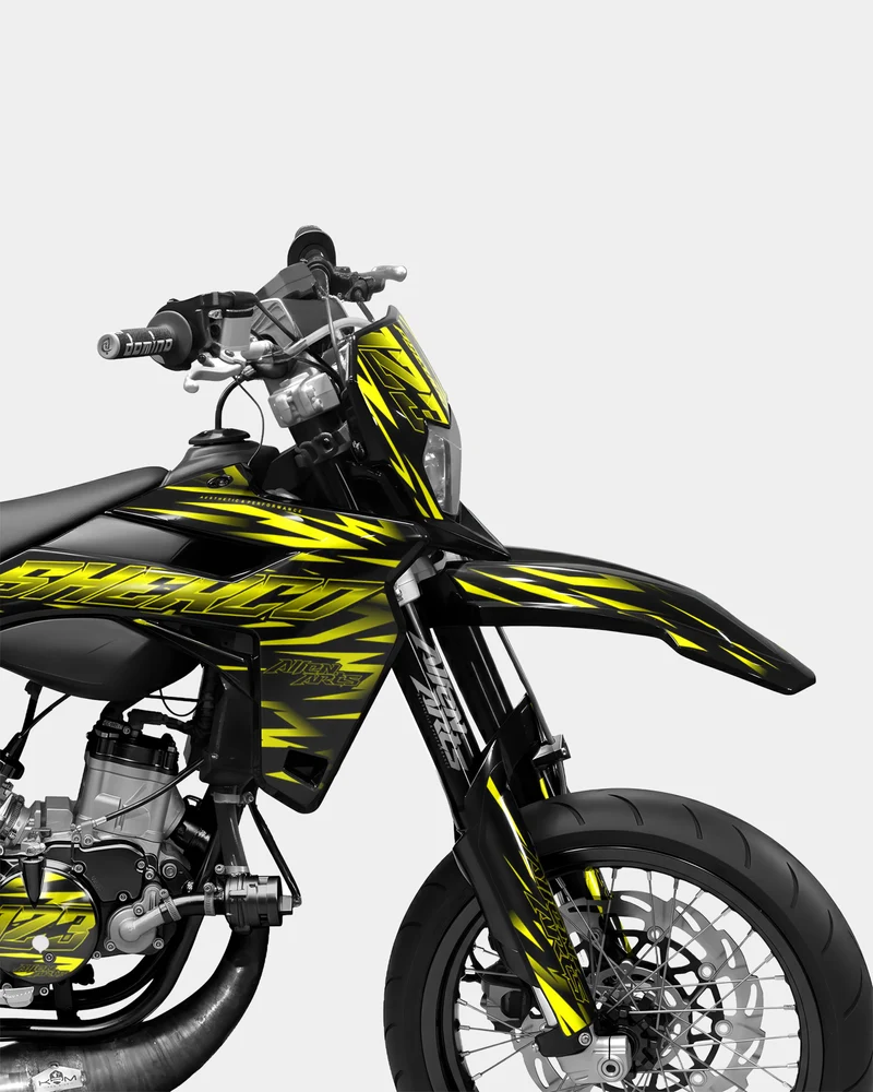 LIEN- Kit deco SHERCO 50cc - Jaune
