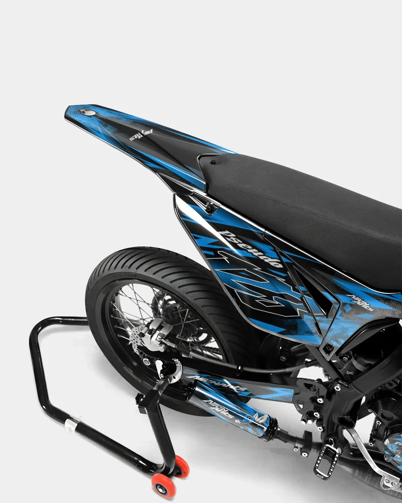LISSE- Kit deco SHERCO 50cc - Bleu