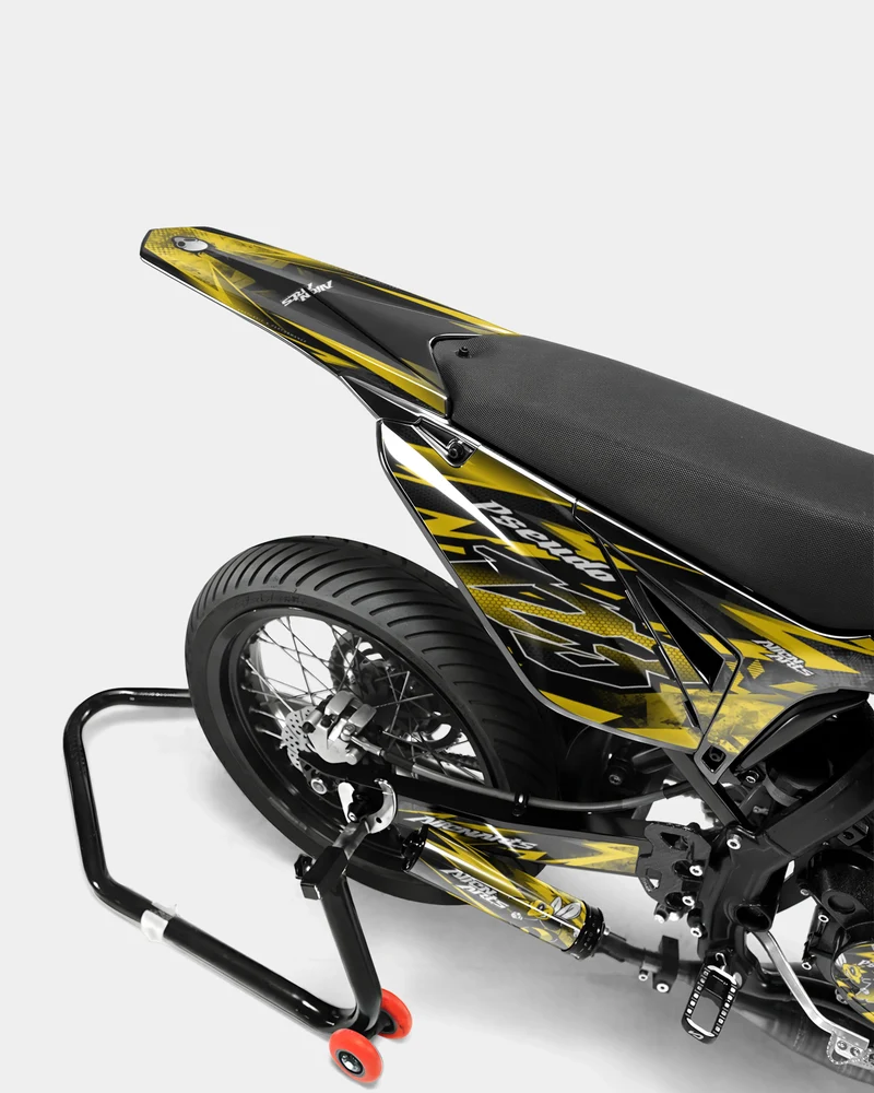 LISSE- Kit deco SHERCO 50cc - Jaune foncé