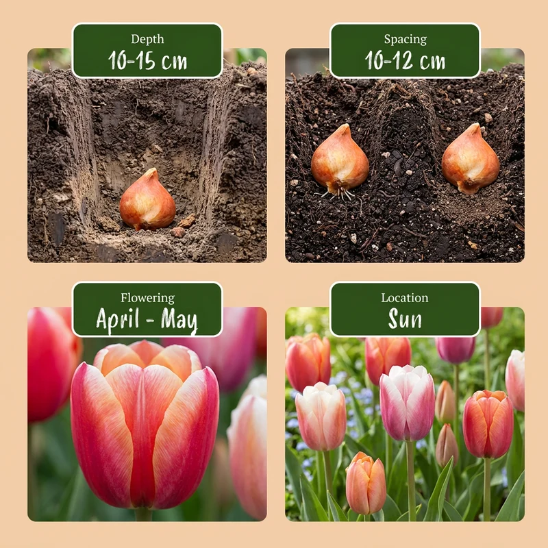 Tulpen-Mischung Glowing with Pride – Tulipa online kaufen | 15 bis 120 Blumenzwiebeln, leuchtende Farben – Wurzelwerk Design