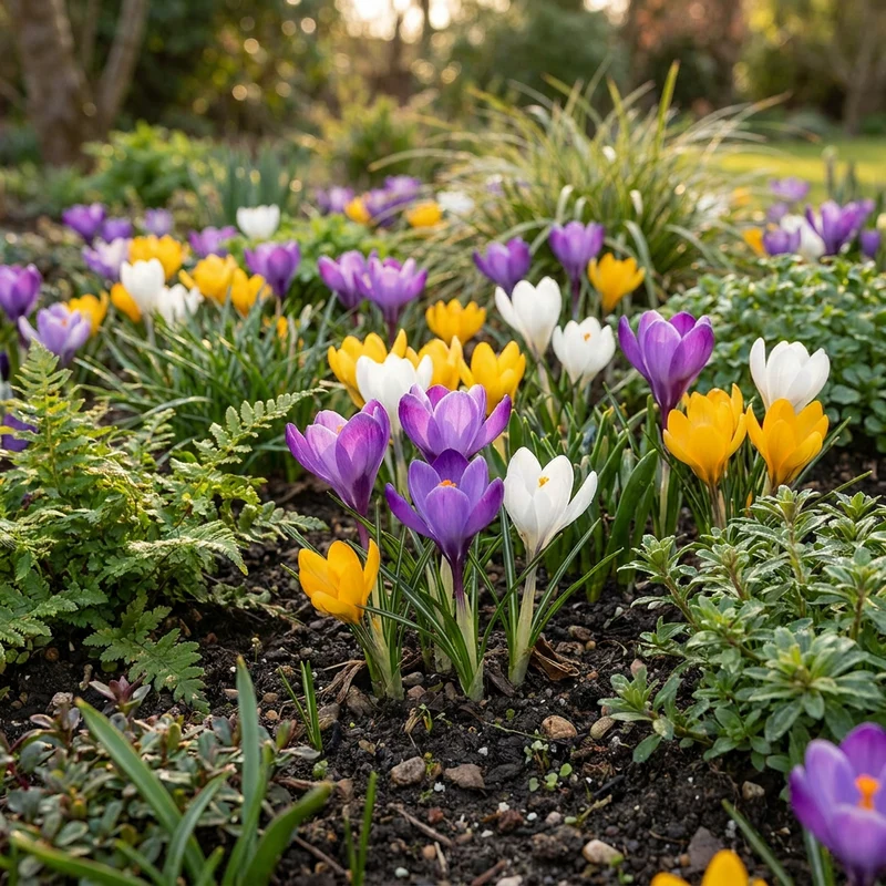 Wildkrokus-Mischung – Crocus online kaufen | 50 bis 400 Blumenzwiebeln, zierlich & früh – Wurzelwerk Design