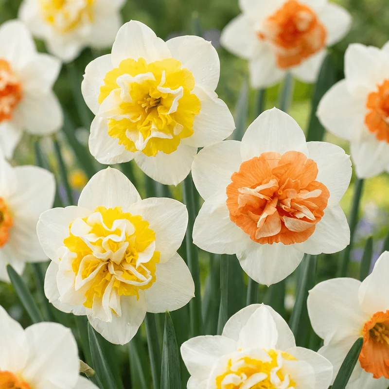 Narzisse Macaron Bloss – Narcissus online kaufen | 10 bis 80 Blumenzwiebeln, weiß-gelb & auffällig – Wurzelwerk Design