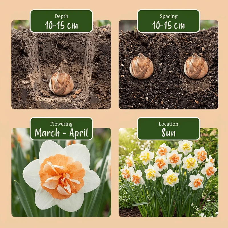 Narzisse Macaron Bloss – Narcissus online kaufen | 10 bis 80 Blumenzwiebeln, weiß-gelb & auffällig – Wurzelwerk Design