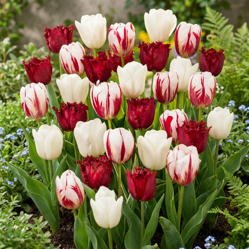 Tulpe Dutch Design – Tulipa online kaufen | 15 bis 120 Blumenzwiebeln, Rosa-Weiß & standfest – Wurzelwerk Design