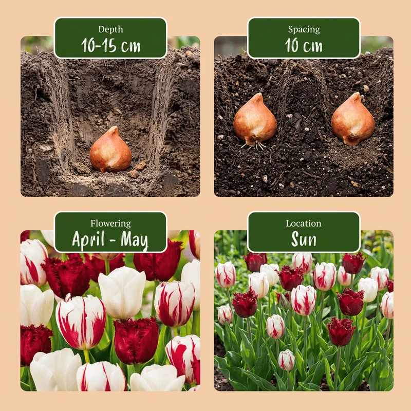 Tulpe Dutch Design – Tulipa online kaufen | 15 bis 120 Blumenzwiebeln, Rosa-Weiß & standfest – Wurzelwerk Design