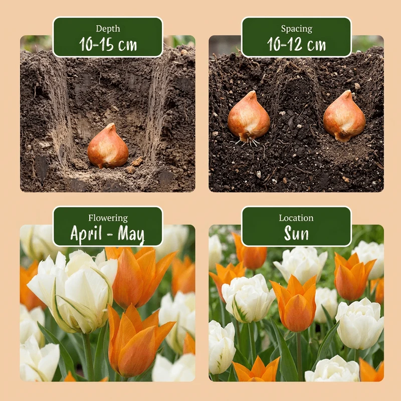 Tulpe Sunbath – Tulipa online kaufen | 15 bis 120 Blumenzwiebeln, Gelb-Weiß & leuchtend – Wurzelwerk Design
