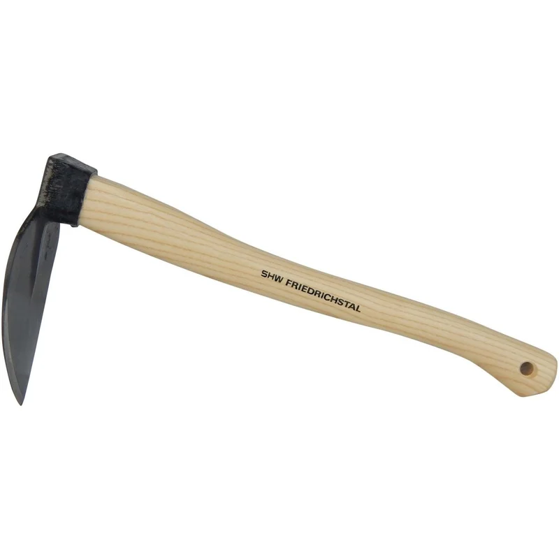 SHW Herzhacke, schmal, mit Eschen-Kuhfuß-Stiel 45 cm