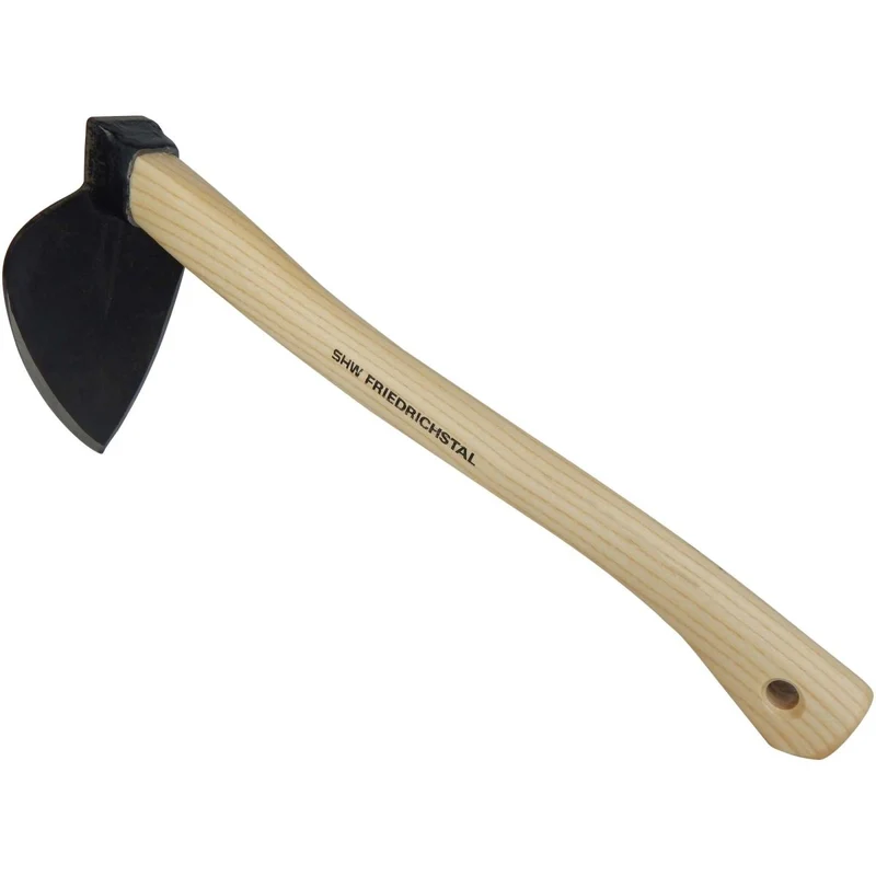 SHW Herzhacke, schmal, mit Eschen-Kuhfuß-Stiel 45 cm