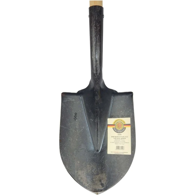 SHW Spatenschaufel Gr. 2 mit Griffmanschette und Eschenstiel 120 cm