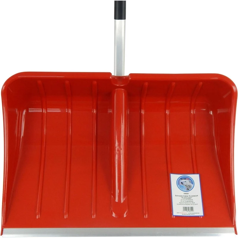 SHW Schneeschieber-Kunststoff 55 cm mit ergonomischem Alustiel