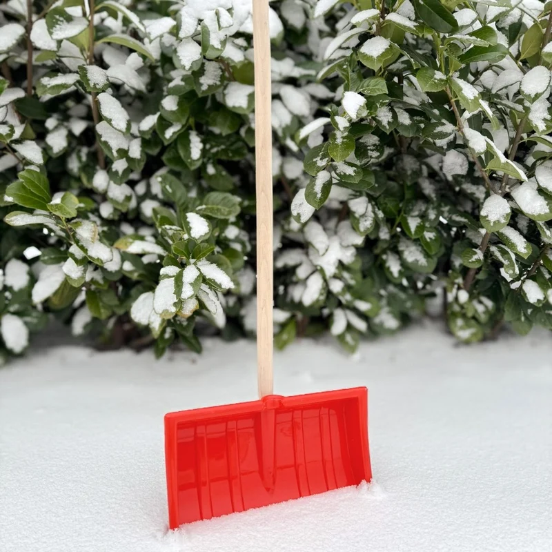SHW Kinderschneeschieber Kunststoff mit D-Griff