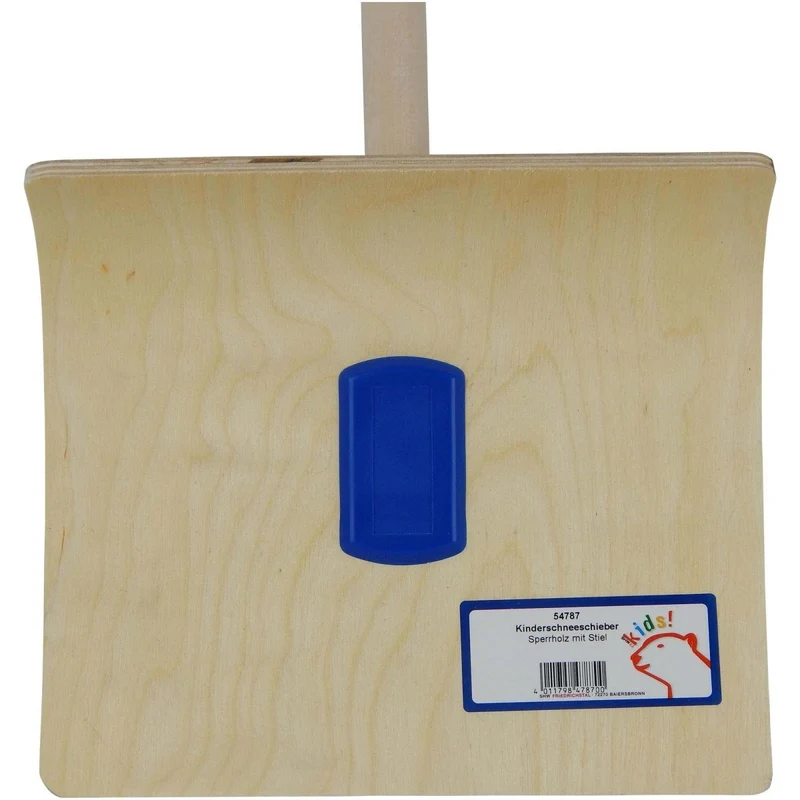 SHW Kinderschneeschieber Sperrholz mit Stiel