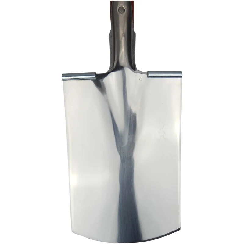 SHW Rex-Edelstahlspaten mit Tritt und Eschen-T-Stiel