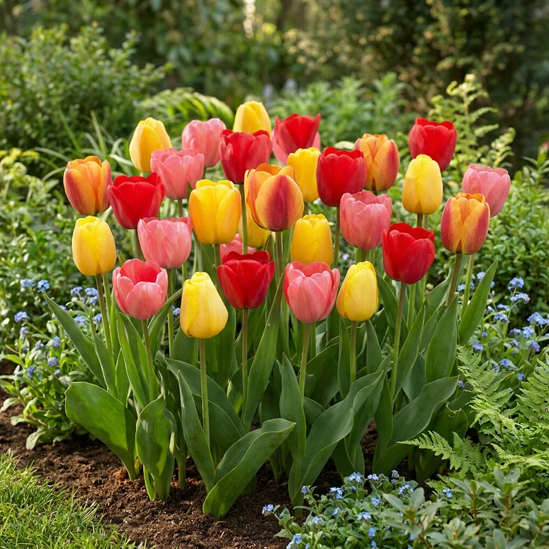 Darwin-Hybrid-Tulpen Mischung – Tulipa online kaufen | 15 bis 320 Blumenzwiebeln, großblütig & langlebig – Wurzelwerk Design