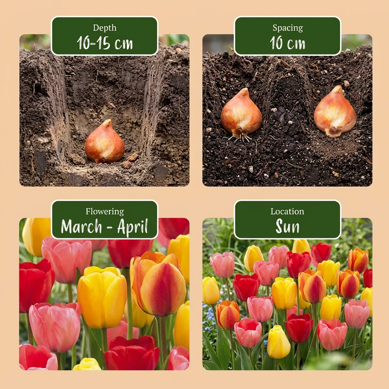 Darwin-Hybrid-Tulpen Mischung – Tulipa online kaufen | 15 bis 320 Blumenzwiebeln, großblütig & langlebig – Wurzelwerk Design