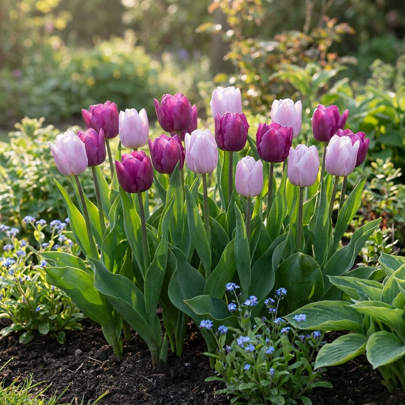 Tulpen-Mischung Candy Purple Prince – Tulipa online kaufen | 15 bis 120 Blumenzwiebeln in Violett und Rosa – Wurzelwerk Design