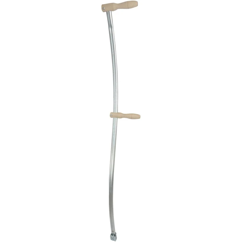 SHW Stahlrohr-Sensenworb mit Griff und Ring 150 cm