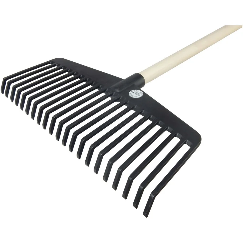 SHW Nylonbesen schwarz, 21 Zinken mit Stiel 140 cm