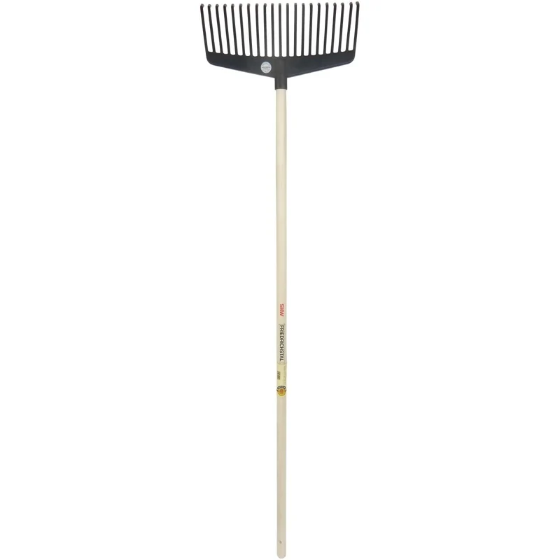 SHW Nylonbesen schwarz, 21 Zinken mit Stiel 140 cm