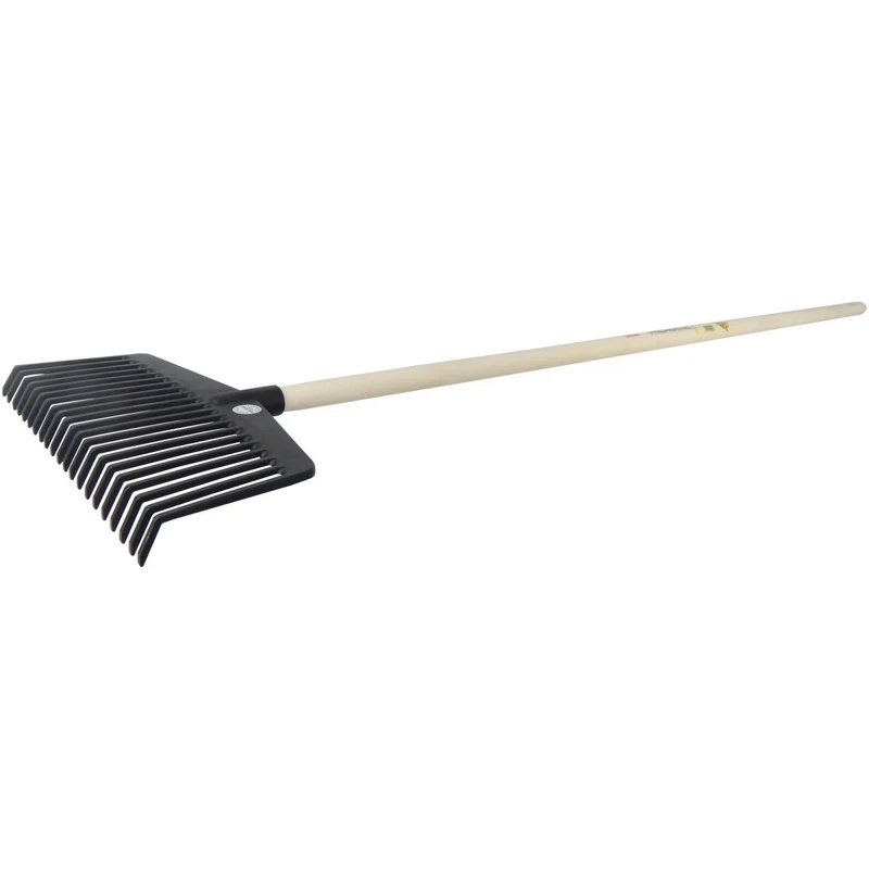SHW Nylonbesen schwarz, 21 Zinken mit Stiel 140 cm