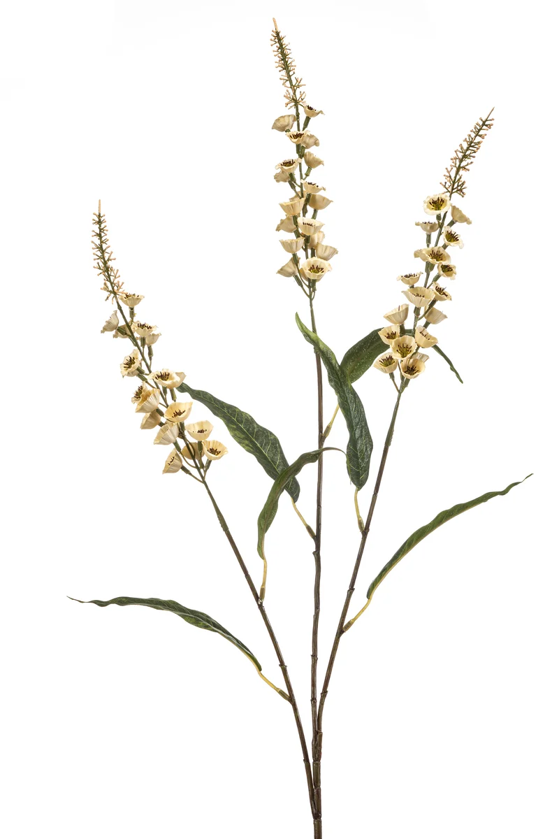 Ehrenpreis künstlich 97 cm - 1 Zweig - Elfenbein