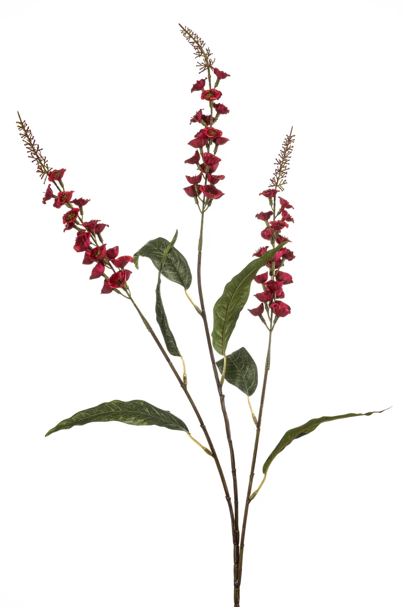 Ehrenpreis künstlich 97 cm - 1 Zweig - Bordeaux
