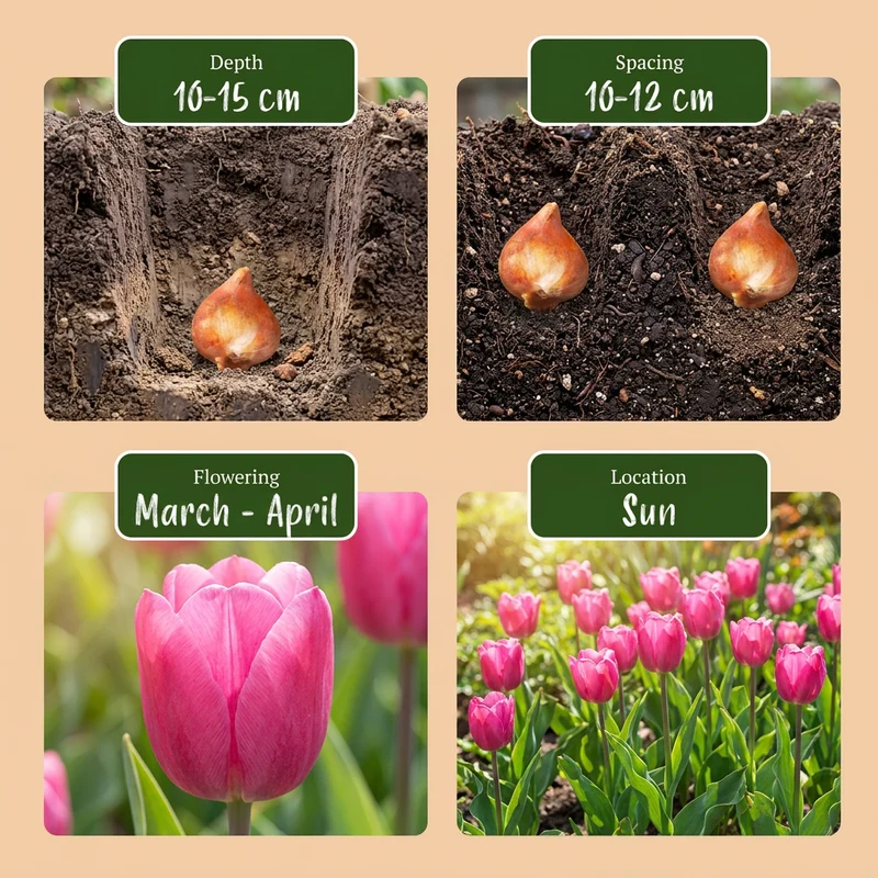 Triumph-Tulpe Rosa – Tulipa online kaufen | 30 bis 120 Blumenzwiebeln, standfest & langstielig – Wurzelwerk Design
