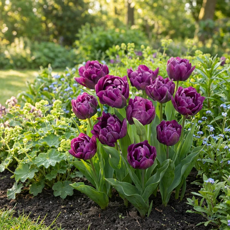 Gefüllte Tulpe Lila – Tulipa Double Lilac online kaufen | 24 bis 96 Blumenzwiebeln, gefüllt & päonienartig – Wurzelwerk Design