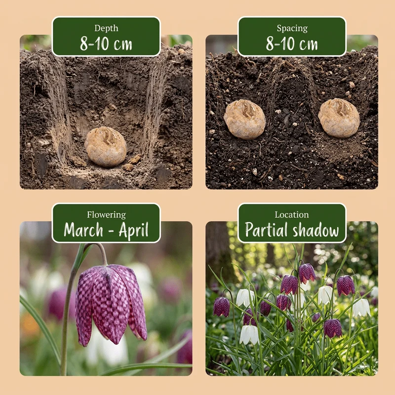 Schachbrettblume – Fritillaria meleagris online kaufen | 60 bis 240 Blumenzwiebeln, gemustert & für feuchte Wiesen – Wurzelwerk Design