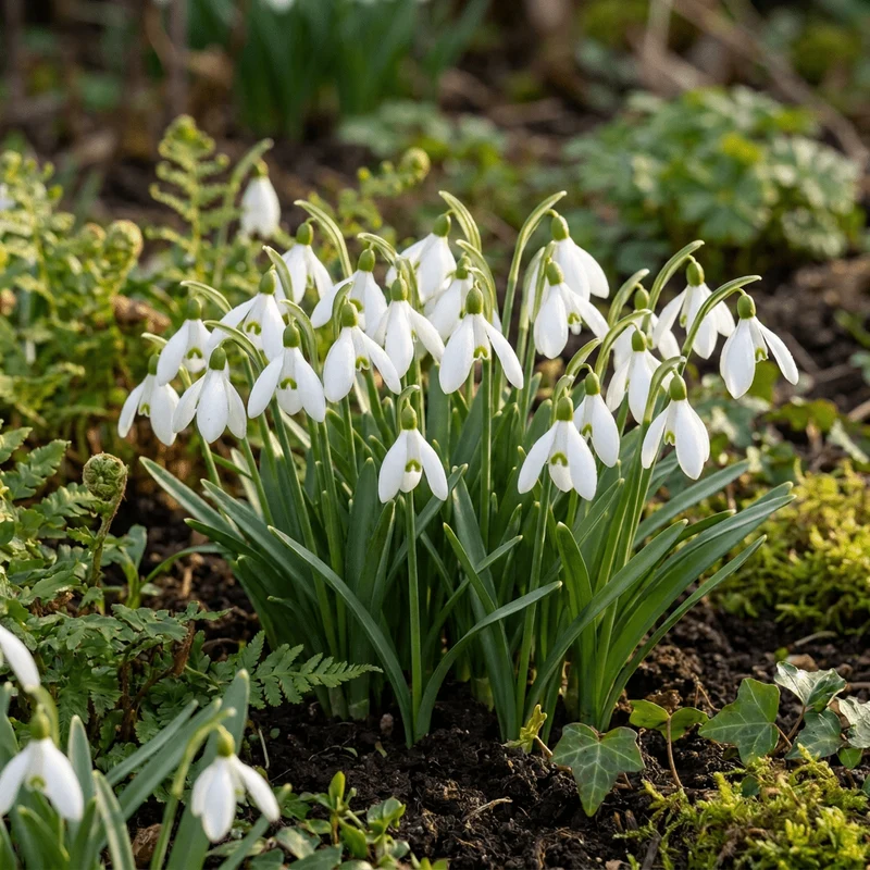 Großes Schneeglöckchen – Galanthus elwesii online kaufen | 50 bis 200 Blumenzwiebeln, sehr früh & verwildernd – Wurzelwerk Design