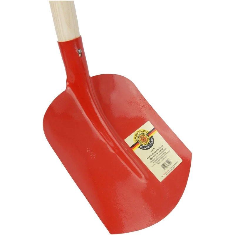 SHW Holländer Schaufel Gr. 2 rot mit Gerätestiel 135 cm