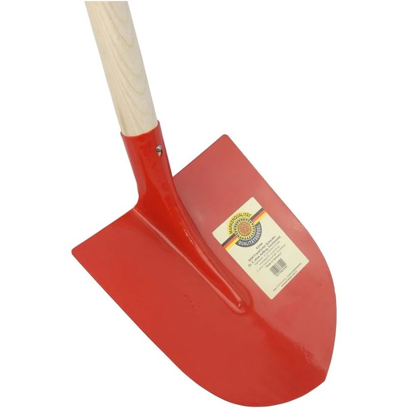 SHW Frankfurter Schaufel, Gr. 5, rot, mit Eschenstiel