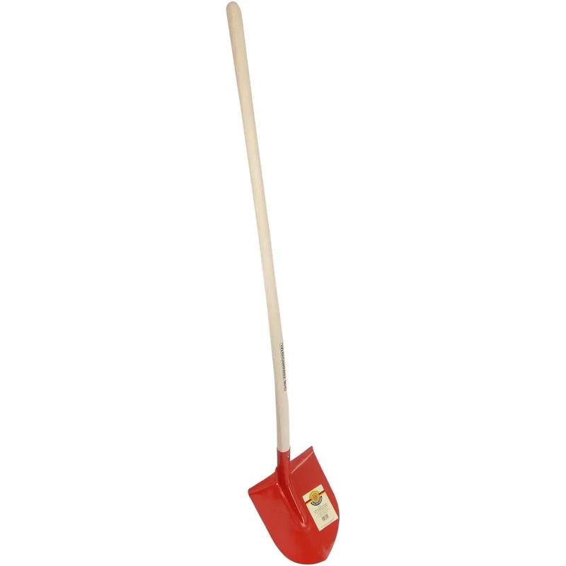 SHW Frankfurter Schaufel, Gr. 5, rot, mit Eschenstiel