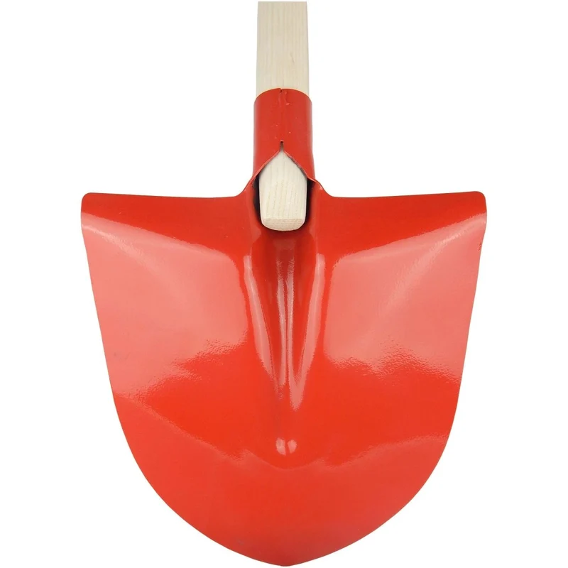 SHW Frankfurter Schaufel, Gr. 5, rot, mit Eschenstiel