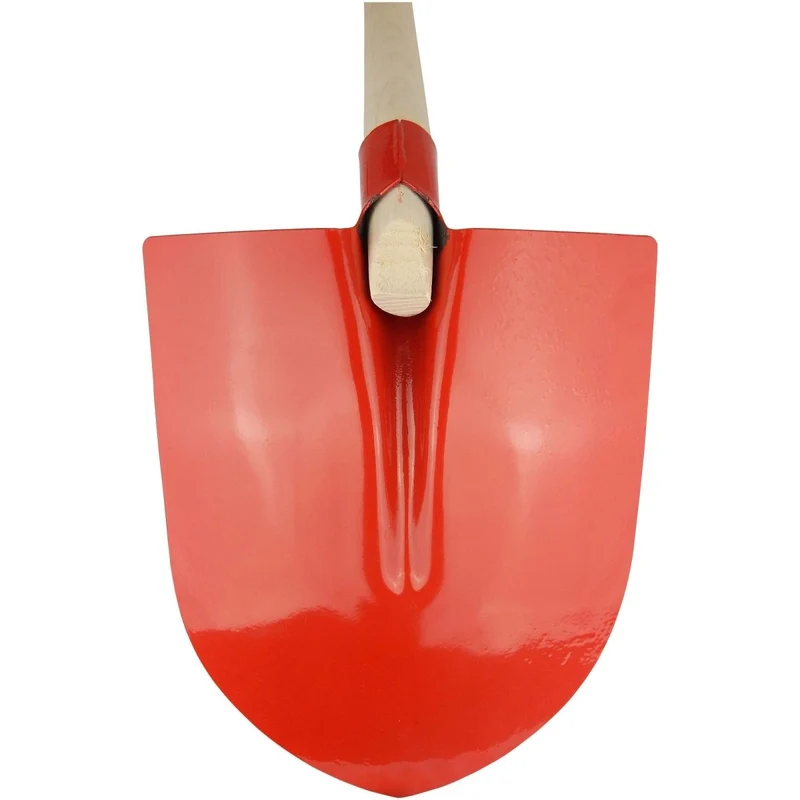 SHW Frankfurter Schaufel, Gr. 5, rot, mit Eschenstiel