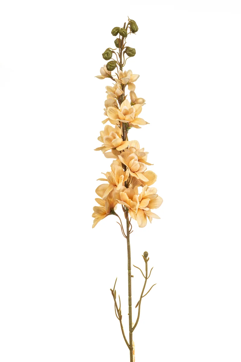 Delphinium künstlich 87 cm - 1 Stiel - Elfenbein