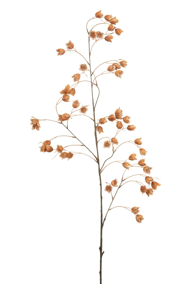 Buttercup künstlich 105 cm - 1 Zweig - Pfirsich