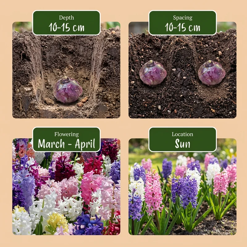 Hyazinthen-Mischung – Hyacinthus orientalis online kaufen | 20 bis 80 Blumenzwiebeln, bunt & intensiv duftend – Wurzelwerk Design