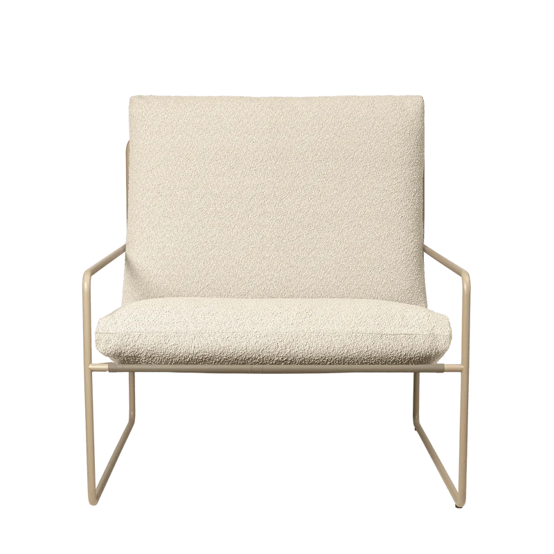 Sessel Desert 1-Sitzer Pure Bouclé/Cashmere Outdoor - ferm LIVING