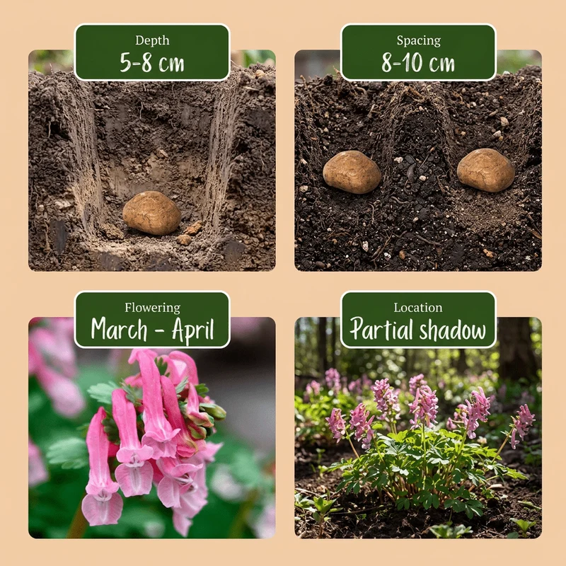 Lerchensporn Beth Evans – Corydalis solida online kaufen | 40 bis 160 Knollen, rosa & schattenverträglich – Wurzelwerk Design