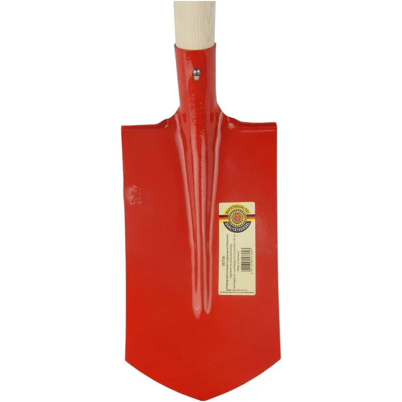 SHW Kabelgrabenschaufel mit Tritt und Eschenstiel 135 cm
