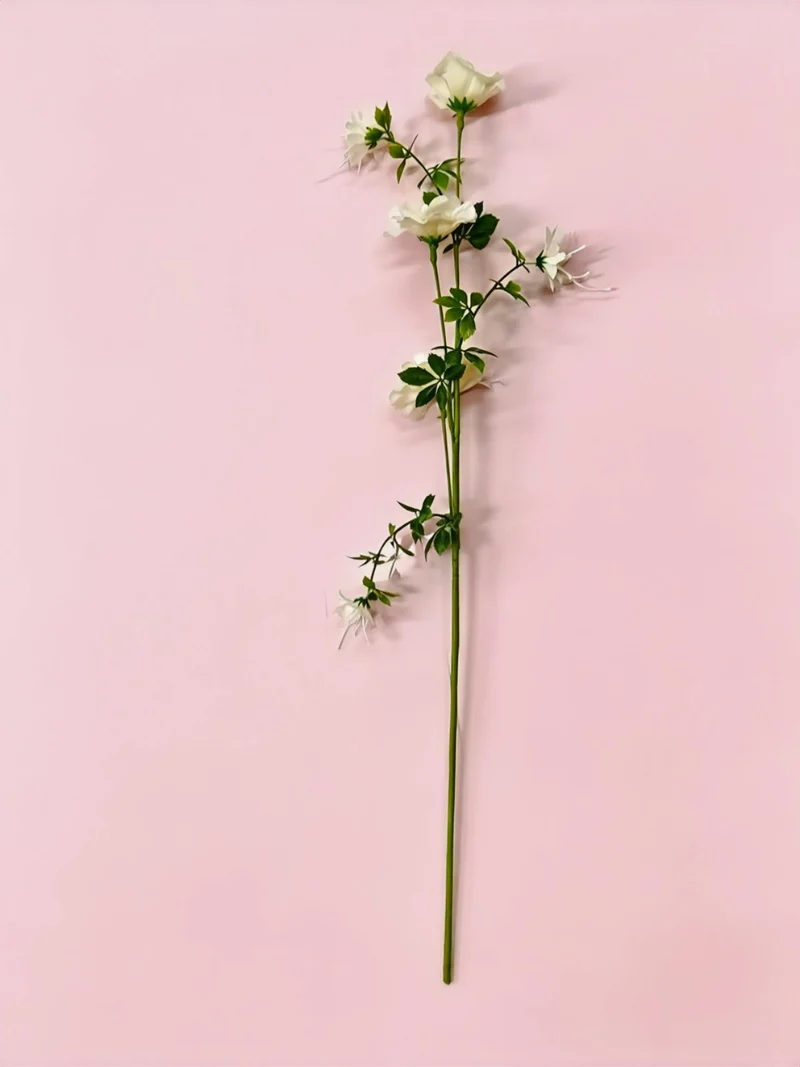 Künstliche Cosmos-Blumen, 1 Strauch mit 6 Blüten, 70 cm hoch, Seidenstoff, für Hochzeit, Dekoration, Gewerbe