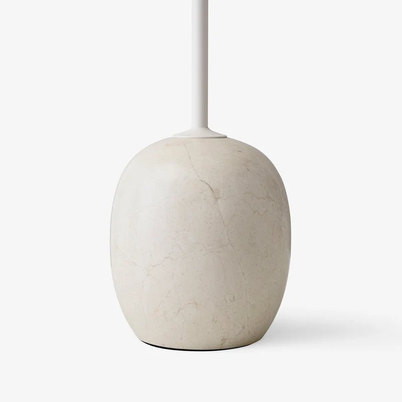 Beistelltisch Lato LN9 oval Ivory/Crema Diva - &Tradition