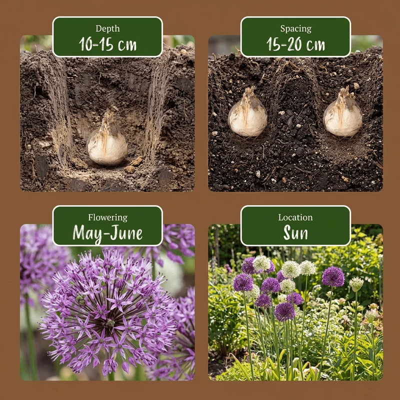 Zierlauch-Mischung Violett-Weiß – Allium online kaufen | 30 bis 320 Blumenzwiebeln, Bienenmagnet – Wurzelwerk Design
