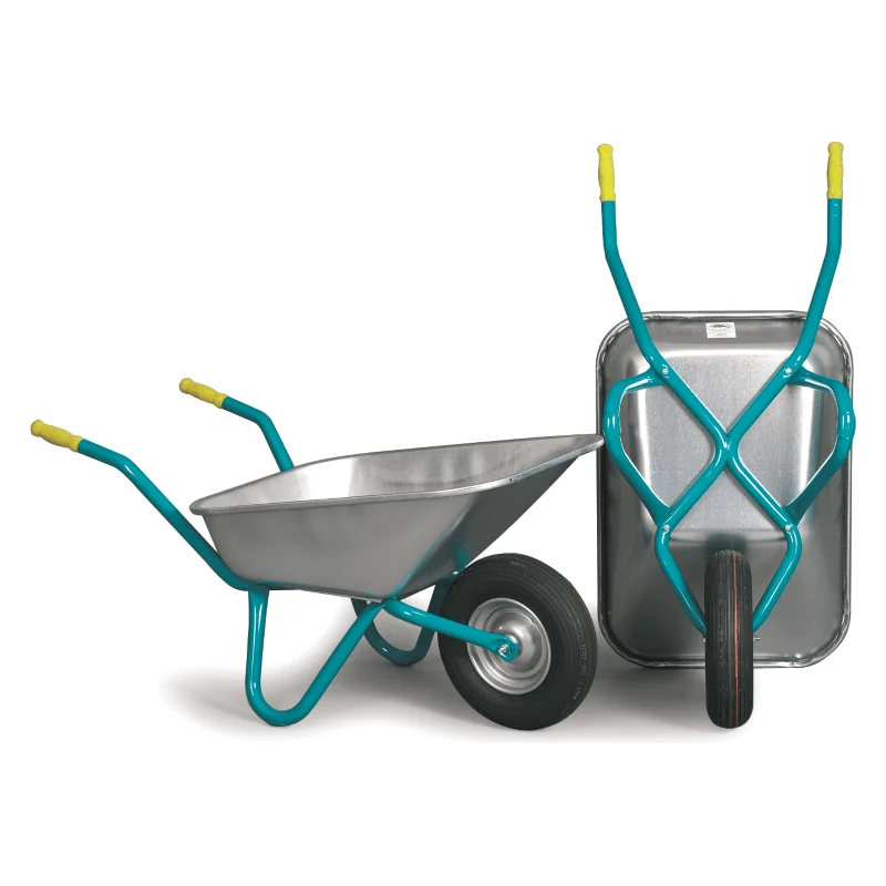 mefro - Schubkarre Standard - 85 Liter verzinkte Mulde; Traglast 250 kg