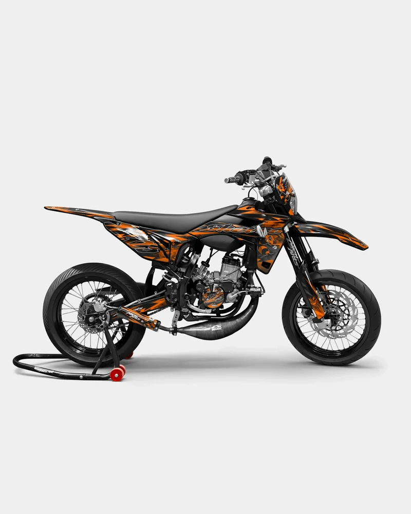 LISSE- Kit deco SHERCO 50cc - Orange