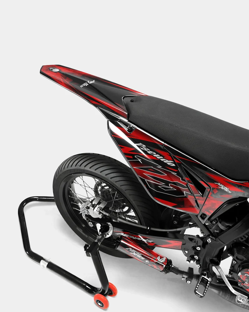 LISSE- Kit deco SHERCO 50cc - Rouge