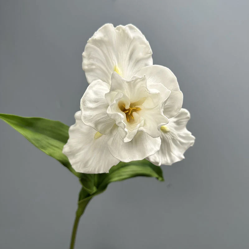 Künstliche Iris aus PU, 64 cm hoch, 15 cm Blütendurchmesser - für Hochzeiten, Büros, Hotels & Wohnaccessoires, 6 Farben